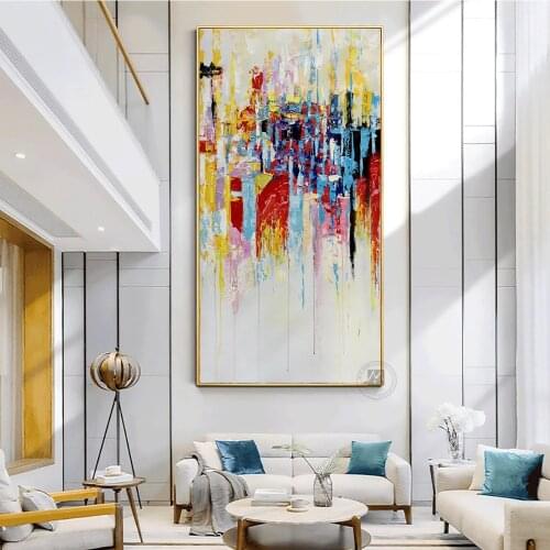 Paintings wall decor modern abstract artwork large handmade living room canvas paintings wall decoration oil painting on canvas