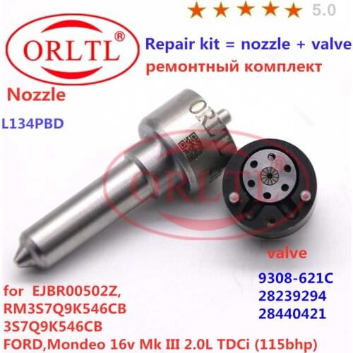 NOZZLE L134PBD INJECTOR VALVE 9308-621C REPAIR KITS ( 7135-655 )FOR for EJBR00504Z,FORD,JAGUAR,JAGUAR,4S7Q9K546BD RM4S7Q9K546BD