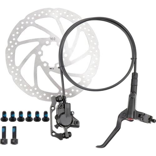 Bike Front Rear Disk Brake Kit Hydraulic Disc Oil Brake Kit Aluminum Alloy Calipers Levers Mountain Bike Accessories