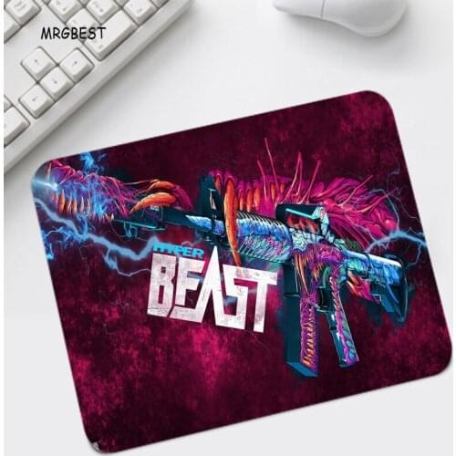 Popular Hyper Beast Mice Mat Gaming Square No Locking Edge Natural Rubber Pads Heat Transfer Laptop Mat for COGO Gamer