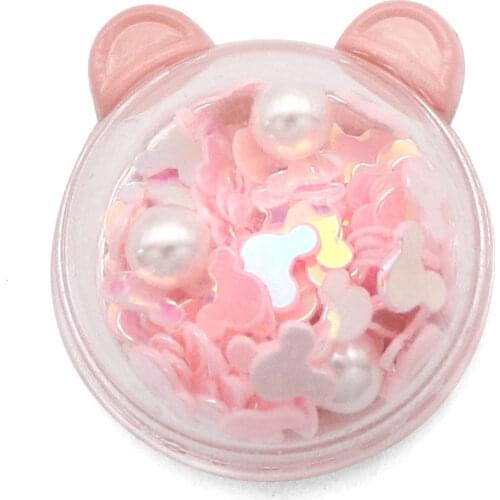 Bear rabbit 20mm Resin snap button jewelry DIY bracelet MY1001