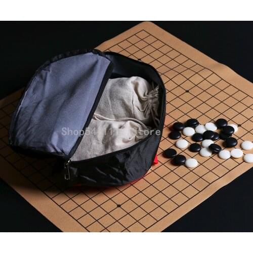 361PCS Go Chess Game Set Suede Leather Sheet Board Children Educational Entertainment Toy Family Games