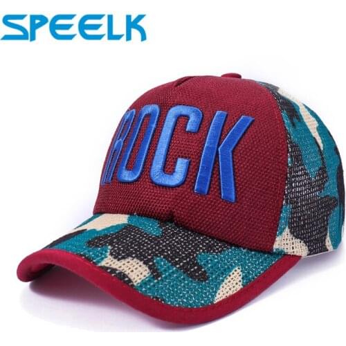 2019 New Mesh Baseball Caps Women Rock Letter Snapback Mesh Cap hats Lady Fashion Sun Visors hat Outdoor Gorras Wholesale