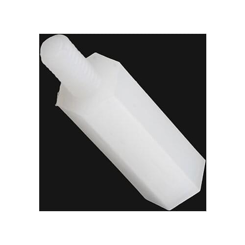 Single head isolation column Nylon column Plastic support column Insulation column PC board support M3/M4 20PCS/LOT