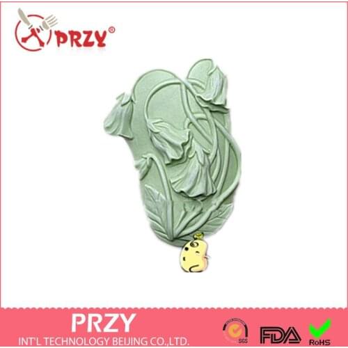 3d Morning Glory modelling silicon 3D soap mold Cake decoration mold Cake mold manual Handmade soap mold