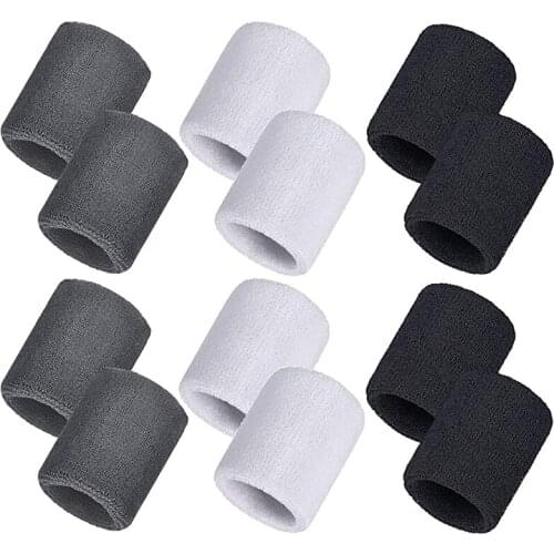 NEW-12 Pack Sweatbands Sports Wristband for Men and Women,for Tennis Basketball Running Gym Working Out