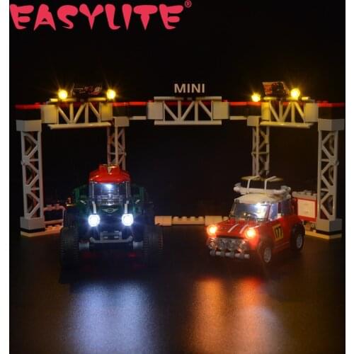 LED Light Set For Speed Champions 75894 Cooper Works Buggy DIY Toys Blocks Bricks Only Lighting Kit Not Include Model