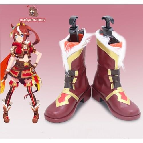 Uma musume Pretty Derby Tokai Teio Cosplay Costumes Shoes Boots Custom Made For You
