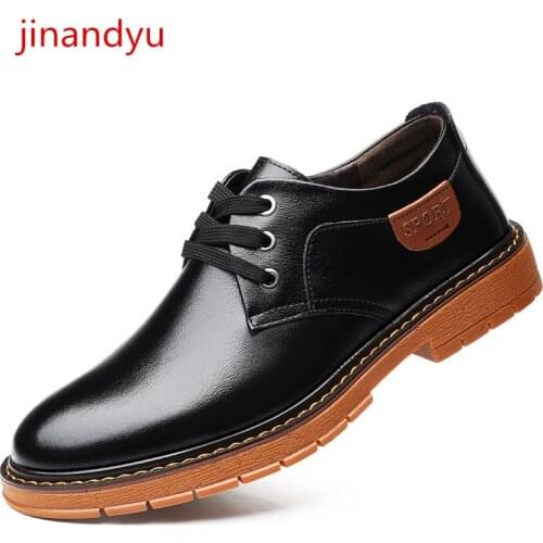 Genuine Leather Casual Shoes Men Oxford Dress Shoes for Men Classic Plus Size Shoe High-grade Formal Men Shoes Blue Brown Black