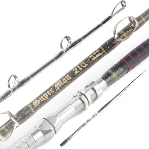 WGR04-1 Carbon Fiber Handmade Saltwater Big Game Heavy Boat Trolling Fishing Rod