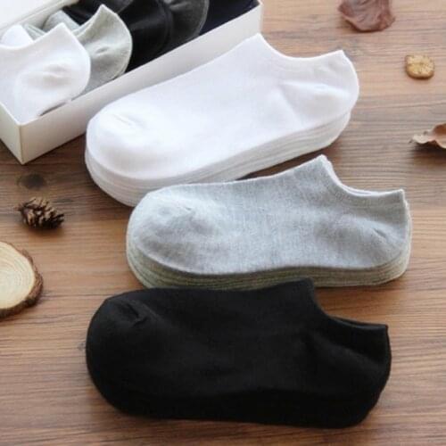 Dreamlikelin 10 Pairs Women Socks For Spring Fall Casual Breathable Sports Socks Solid Color Female Cotton White Ankle Socks