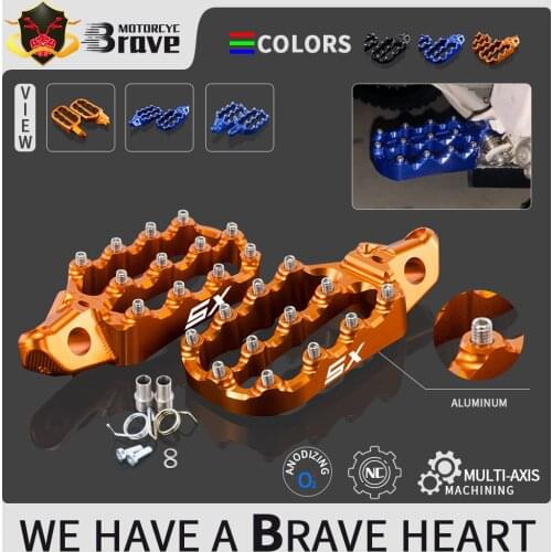 3 colors Foot Rests Footrest footpegs Pegs Pedals For 85 125 250 SX 2016 2017 2018 2019 2020 85SX 125SX 250SX 16 17 18 19 20