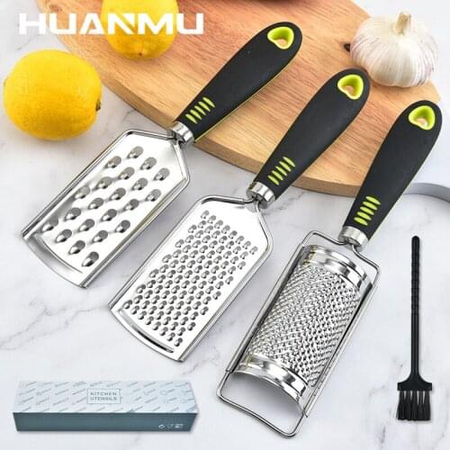 4Pcs/Set Stainless Steel Planer Cheese Grater Carrot Grinder Kitchen Tools Potato Shredder Vegetable Utensils