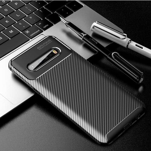 For LG V60 ThinQ 5G Case Luxury Carbon Fiber Shockproof Soft TPU Armor Cover For LG V60 ThinQ 5G Couqe Fundas