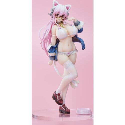 Anime Nitro Super Sonic Emon Restaurant Super Sonico China Dress Ver. PVC Action Figure Anime Girl Model Toys Collection Gift