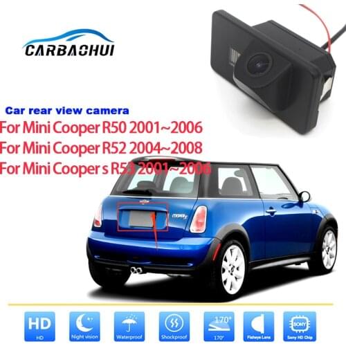 For Mini Cooper R50 R52 For Mini Cooper s R53 Car Rear View Back Up Reverse Parking Camera Full HD CCD waterproof high quality