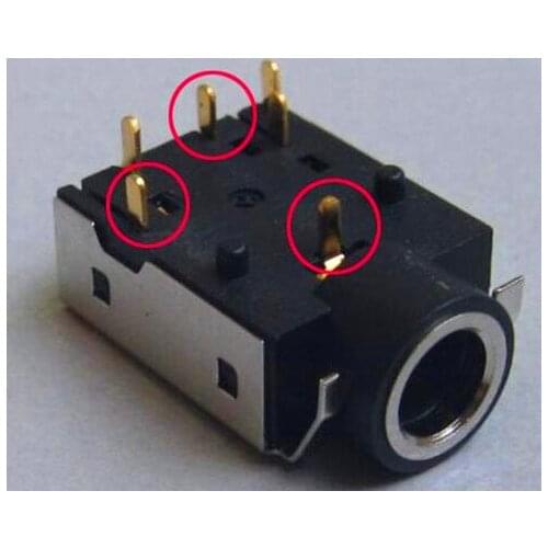 Free Shipping!!! Fully shielded TY_CO 3.5mm stereo headphone jack / gold-plated pin module sensor /Electronic Component