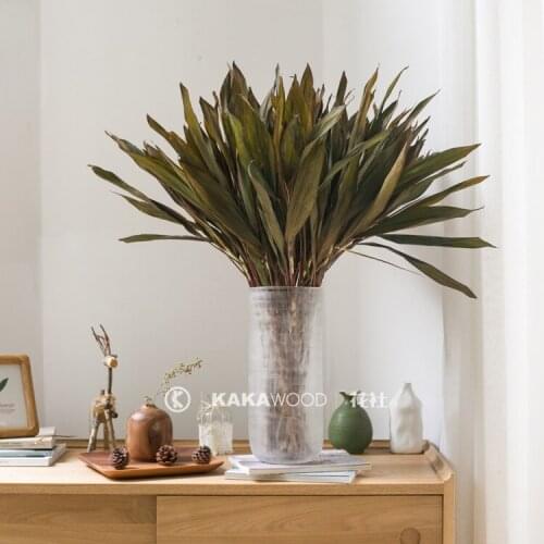 Northern European-Style Natural Dry Plant Flower Arrangement with Decorative Grass Dry Bouquet Living Room Window Decoration