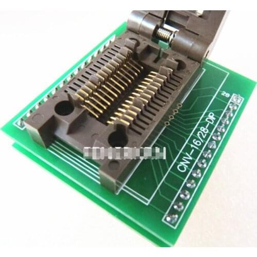 FP-28-1.27-04 SOP28/DIP SOP28 CNV-16/28-DIP IC Burning seat Adapter testing seat Test Socket test bench