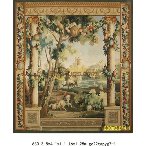 Gobelin tapestry wall tapestry forest handmade hanging wall tapestry macrame mountain tapestry gold tapestry