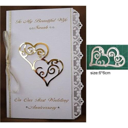 Love border Valentines Card Metal Cutting Dies DIY Scrapbooking Paper Cards Stencil Embossing Decorative Craft Handmade