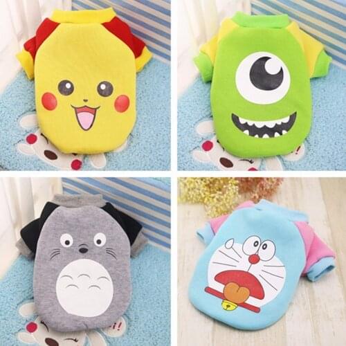 Cartoon Pet Dog Hoodie Coat Winter Dog Clothes For Small Dogs Cats Puppy Suit Chihuahua Yorkies Sweatshirt Dogs Pets Clothing