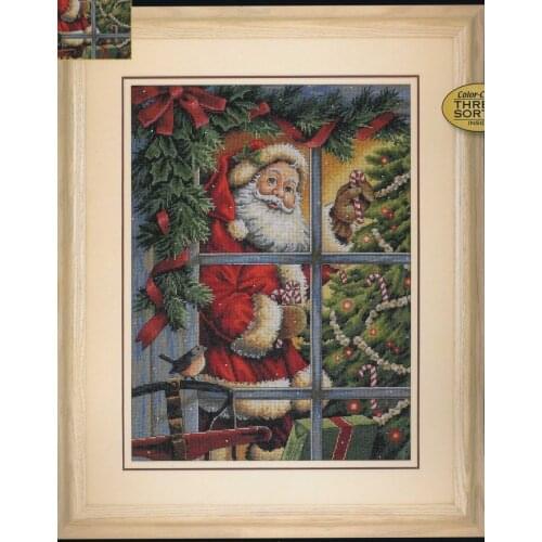 14/16/18/27/28 Top Quality Beautiful Lovely Counted Cross Stitch Kit Candy Cane Santa Christmas Tree Tradition Holiday dim 08734