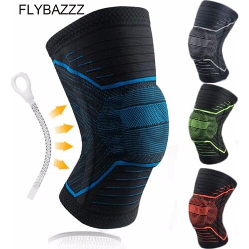 New Style Elastic Knee Brace Support Adjustable Patella Sports Nylon Sleeve Compression Sport Pad Running Basket Elbow Knee Pads