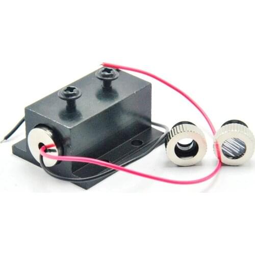 New 3.5mW 850nm Infrared IR Laser Diode Dot/Line/Cross Module 3.7-4.2V w Black Heatsink