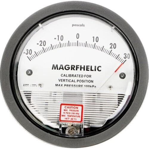 New -100~100PA Micro Differential Pressure Gauge High Precision 1/8 "NPT Air Pressure Meter Barometer TE2000