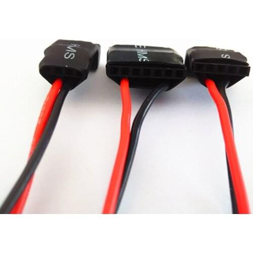 Wholesale rc helicopter parts 20cm 3S 4S 6s Balance plug to jst Li-Po Battery Balance Charging Extension Wire Cable