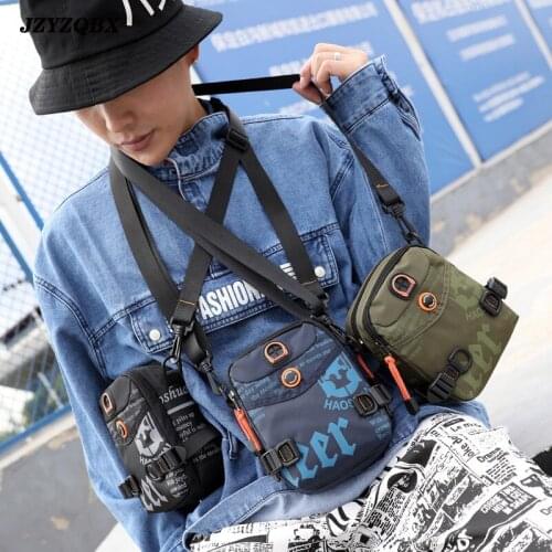 Waist Packs Bag Men Mens Belt Bag Headphones Holes Waist Pack Multi Pocket Waist Bag Adjustable Shoulder Strap Fanny Pack