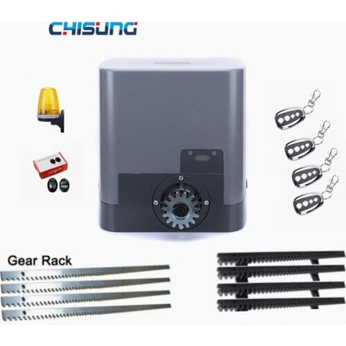 PY2000KG AC 110V 220V heavy duty Automatic Sliding Gate Door Operator with remote controller and gear rack