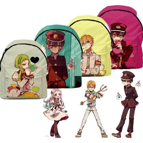 Anime Toilet-Bound Hanako-kun School Bag Nene Yashiro Backpack Canvas Bag Girls Hanako-kun Travel Bag Akane Aoi Notebook Bags