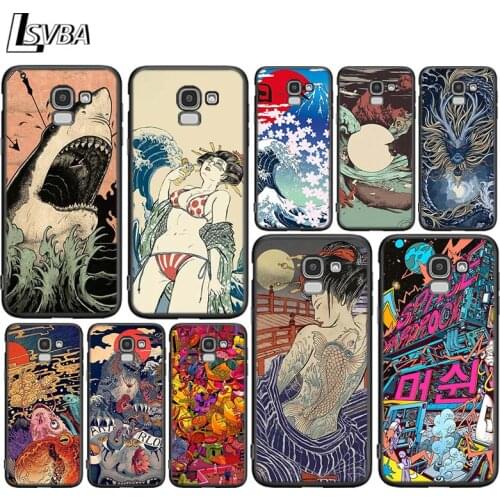 Japanese cartoon pub wave Anime For Samsung Galaxy J2 J3 J4 Core J5 J6 J7 J8 Prime duo Plus 2018 2017 2016 Silicone Phone Cover