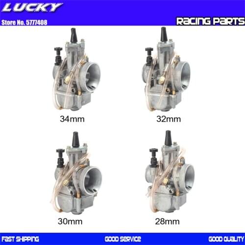 Motorcycle Universal 28mm 30mm 32mm 34mm 2T 4T PWKCarburet Carb For Mikuni Koso For Suzuki Yamaha Honda Power Jet ATV