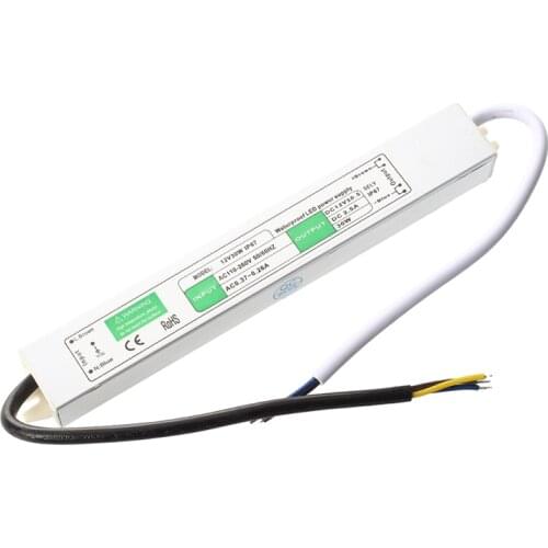 30W Waterproof LED Strip. Light Power Supply Driver Transformer DC 12V 2.5A