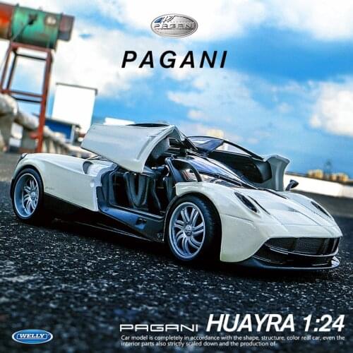 WELLY 1:24 PAGANI HUAYRA Sports car alloy car model crafts decoration collection toy tools gift