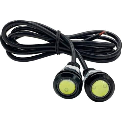 10-50Pcs 18mm Waterproof Eagle Eye LED DRL Daytime Running Light Car styling Lights Brake Backup Reversing Parking Signal Lamp