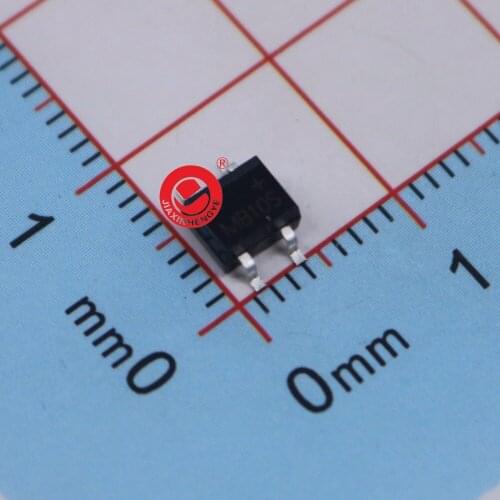 100PCS/LOT MB10S SOP-4 DIODE BRIDGE 0.5A 1000V Free Shipping