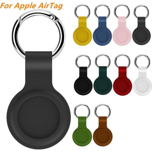 100pcs Silicone Protective Cover For Apple Airtags Tracker Case Anti-Lost Alarm Tag Protector Cover For Airtag Wireless Finder