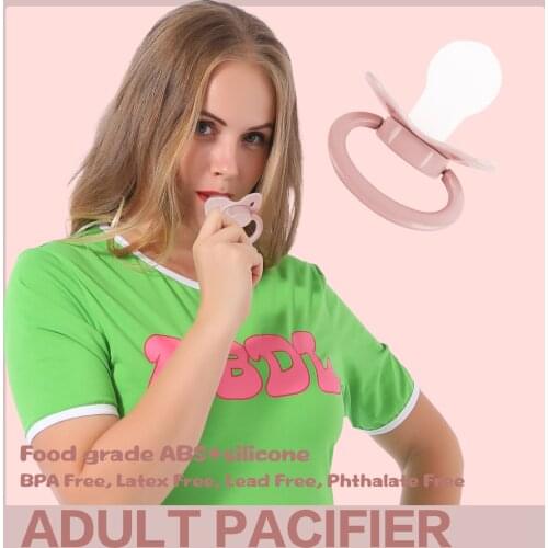 2021 ABDL new adult pacifier advanced custom blue powder advanced color adult pacifier DDLG dad girl small space happy