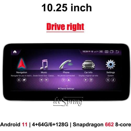 10.25" 1920*720 Android 11 GPS Navigation Car Multimedia Player for Mercedes Benz B-Class 246 W246 (Drive right NTG4.5/5.0)