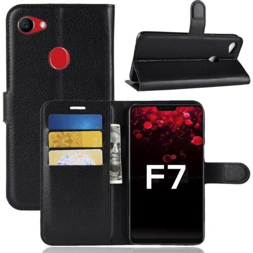 For OPPO F7 Case Cover High Quality Flip Leather Phone Case For OPPO F7 Wallet Leather Stand Cover For OPPO F7 6.23