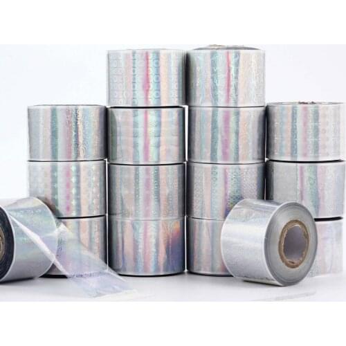 EMS/DHL/FEDEX Shipping Super Nail Foil Laser Jacquard Rainbow Hollow Nail Transfer Foil Sticker Manicure Beauty Nail Decoration