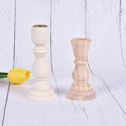 JETTING Decorative Wooden Candlesticks