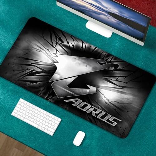 Aorus Mouse Pad Gaming Mousepad Mat Gamer Mouse Pad Keyboard Desk Mat Table Carpet Mousepad xxl 900x400 For Computer Laptop Pad
