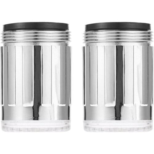 2020 Creative Kitchen Bathroom Light-Up LED Faucet Colorful Changing Glow Nozzle Shower Head Water Tap Filter No Battery Supply