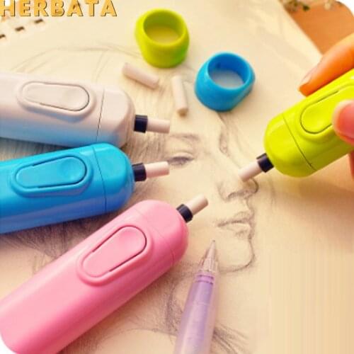 Eraser Sketch Battery Operated eraser electric Eraser Automatic Eraser School supplies stationery child gift material escolar