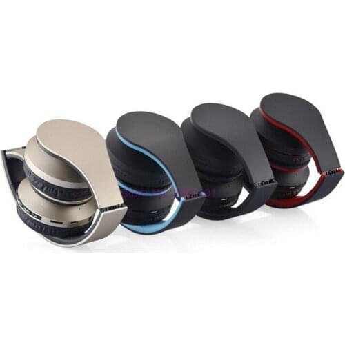 By dhl 100pcs Over Ear Wireless Bluetooth Headphones with Microphone Stereo Bluetooth Headset/Headphones for Phone PC Music